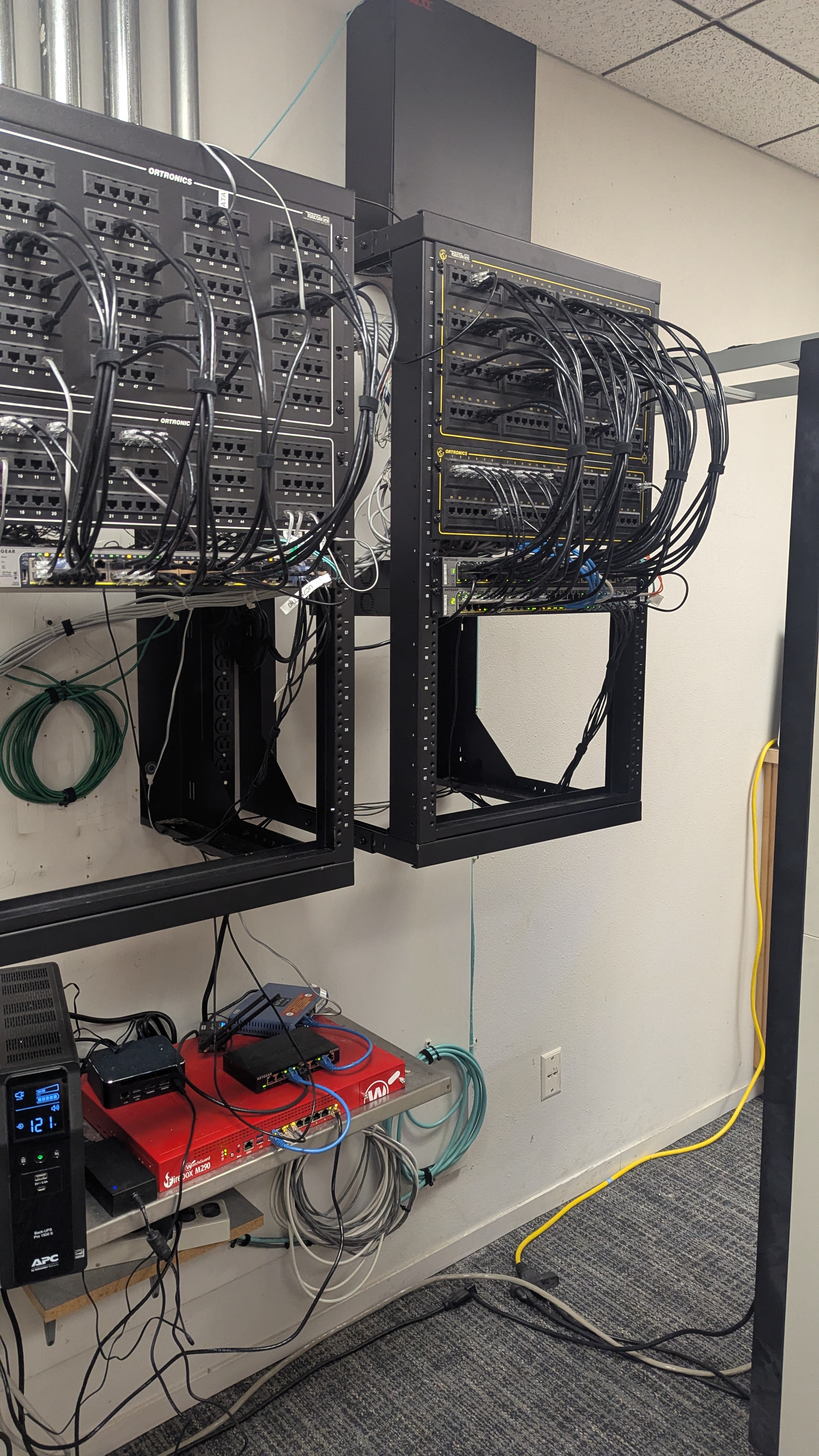 Organized network after cleanup