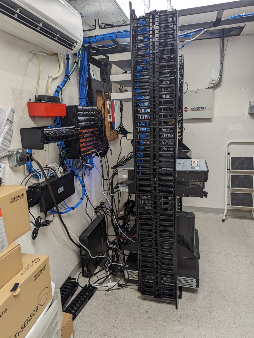 Organized patch panel