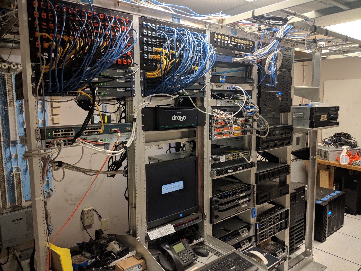 Organized network after cleanup